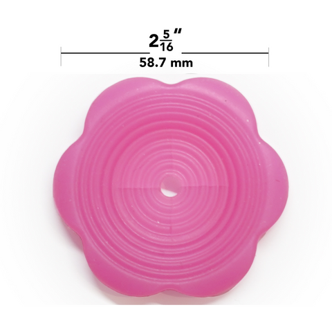 Image of The Cinch It! pink showing it's measurement of 58.7mm or 2 5/16 inches