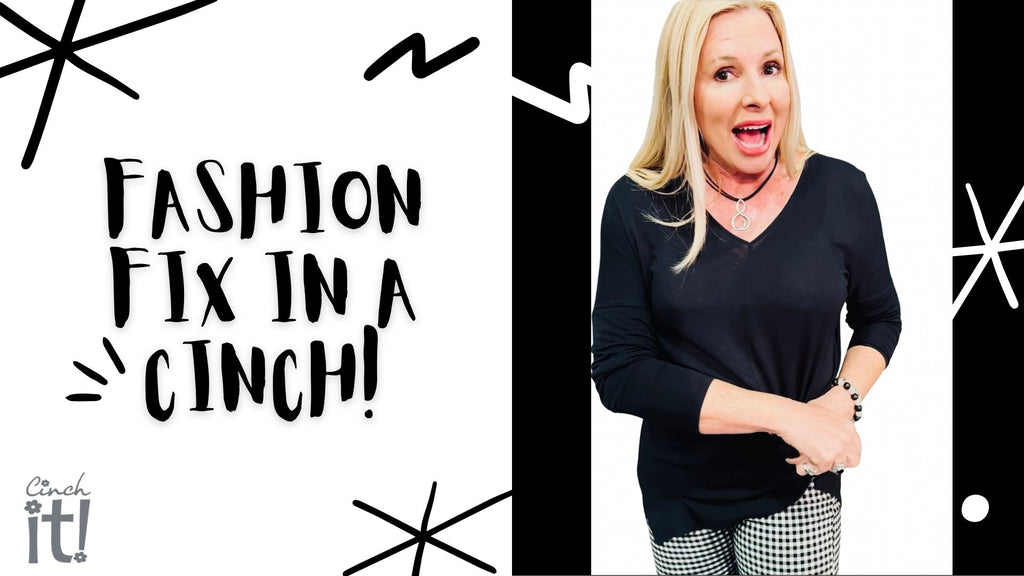 Fashion Fix It in the Back of a Blouse with a Cinch it!