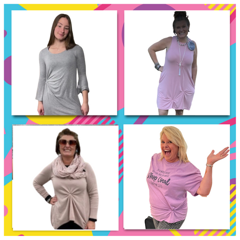 Image of Cinch it! 3 Pack Clothing Clips for Dresses, T-Shirts, Scarves & More Women's Style