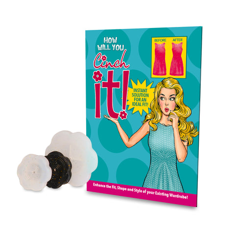 Image of Cinch it! 3 Pack Clothing Clips for Dresses, T-Shirts, Scarves & More Women's Style