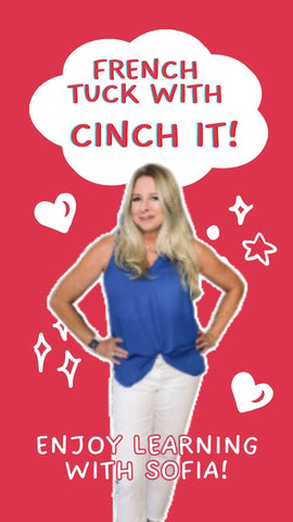 Image of French tuck with Cinch It!