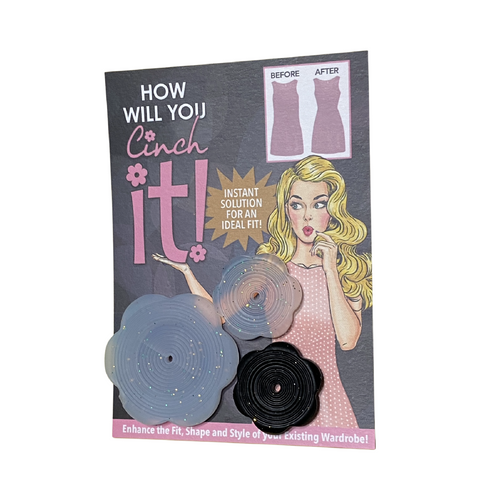 Image of Cinch it! 3 Pack Clothing Clips for Dresses, T-Shirts, Scarves & More Women's Style