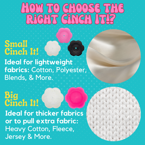 Cinch It Women’s Clothing Cinch Clips (1 Big) - Perfect Dress Cinch Clip & T-Shirt Cincher Clip & Shawl or Scarf Clasp
