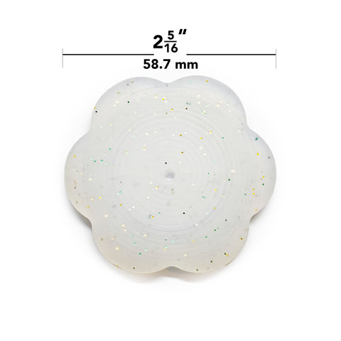 Cinch It! clear white with a measurement of 58.7 mm or 2 5/16 inches