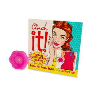 Cinch it! Original PINK Clothing Clip for Your Dress, Scarf, Blouse, T-Shirt