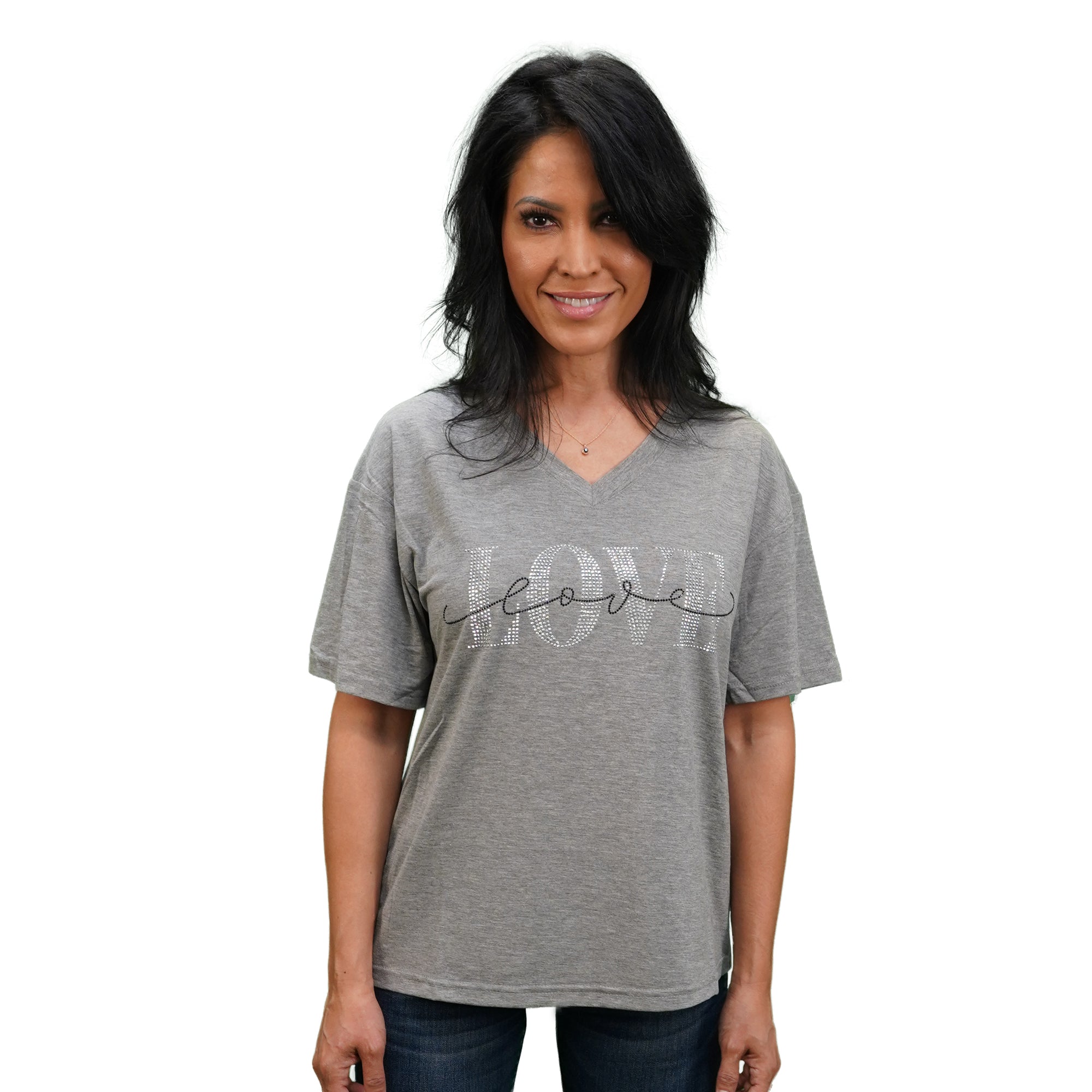 The Cinch It! model wearing a T-shirt in an instant