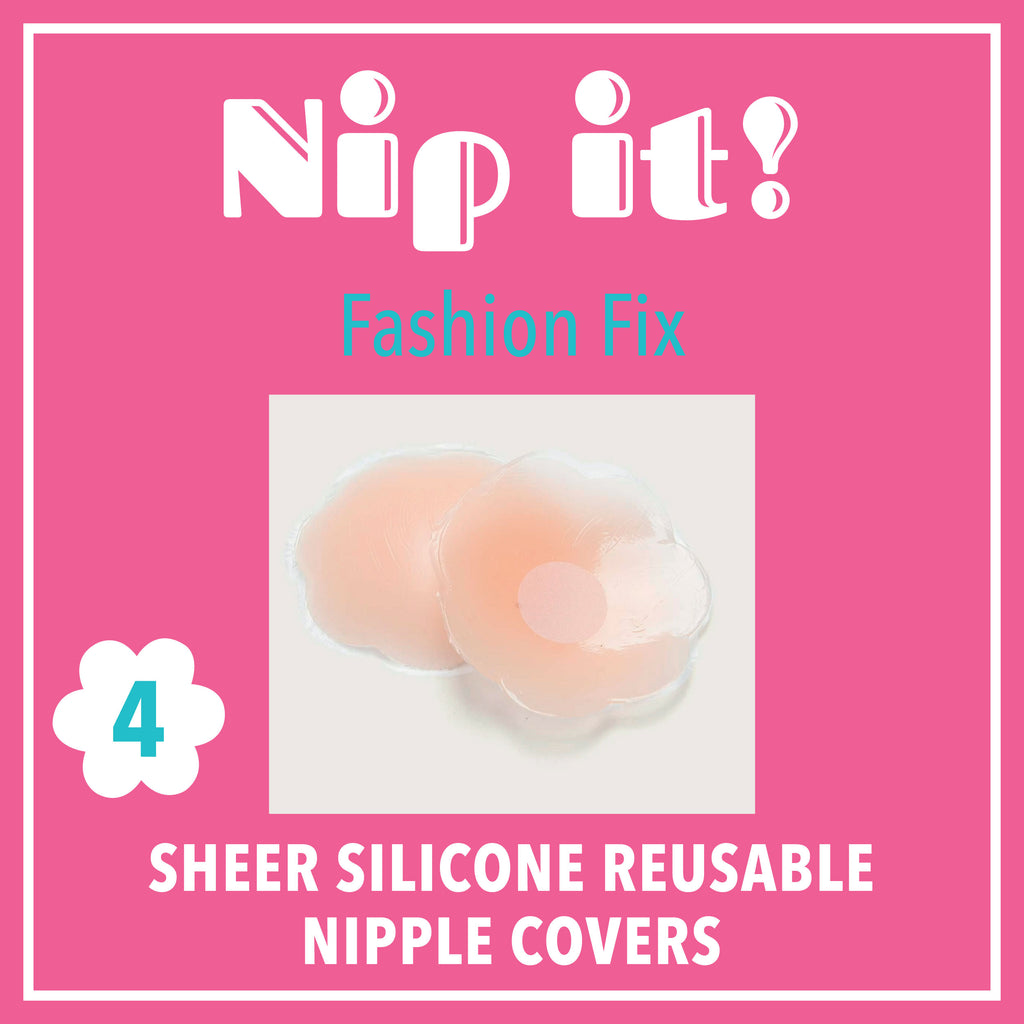 Nip It! packaging - sheer silicone reusable nipple covers